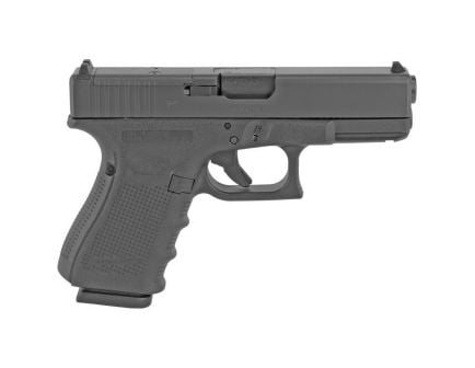 Glock G19 Gen 4 MOS Compact 9mm 4.02" 15rds, Black