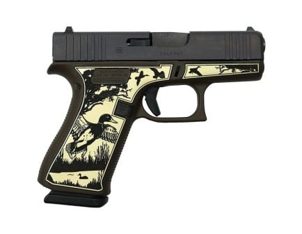 Glock G43X Custom Mallard Brown Subcompact 9mm 3.41" 10rds, Mallard Brown