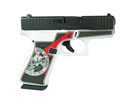 Glock G43X Gen 4 Custom Florida White Subcompact 9mm 3.41" 10rds, Florida White