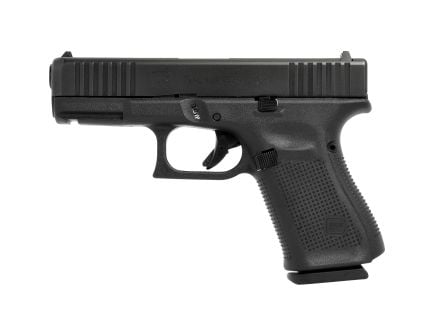 Glock 19 9mm Pistol, 4.02" Barrel, Fixed Sights, Black - UA195S201