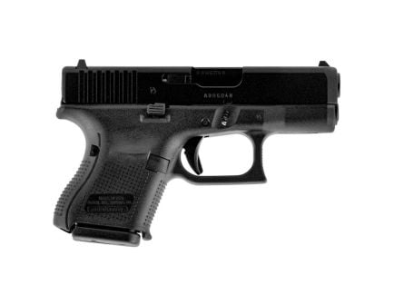 Glock G26 Gen 5 Subcompact 9mm 3.43" 10rds, Black