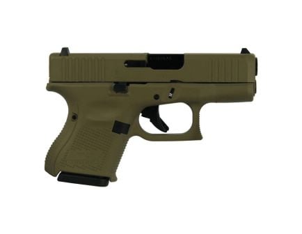 Glock G26 Gen 5 Custom FDE Subcompact 9mm 3.43" 10rds, Flat Dark Earth