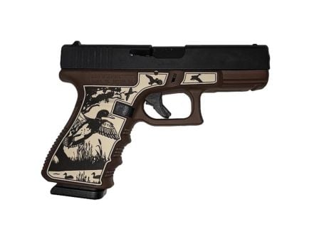 Glock G19 Gen 3 Custom Mallard Duck Hunter Compact 9mm 4.02" 15rds, Brown