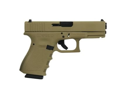 Glock G19 Gen 3 Custom FDE Compact 9mm 4.02" 15rds, Flat Dark Earth