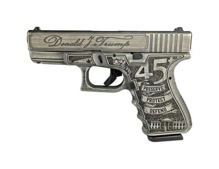 Glock G19 Gen3 Custom Trump 2024 Compact 9mm 4.02" 15rds, Gray