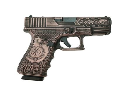 Glock G19 Gen 3 Custom Valkyrie Compact 9mm 4.02" 15rds, Pink