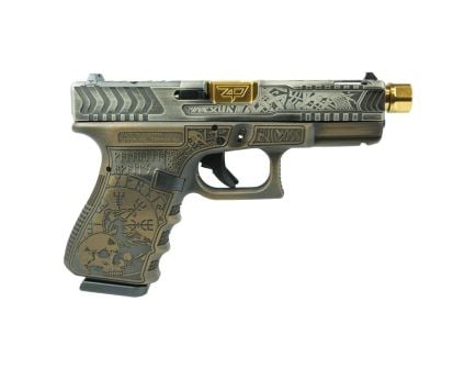 Glock G19 Gen 3 Custom Viking Colonial Brown Compact 9mm 4.60" 15rds, Brown
