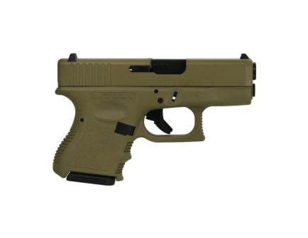 Glock G26 Gen 3 Custom FDE Subcompact 9mm 3.43" 10rds, Flat Dark Earth