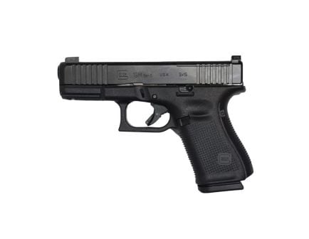 Glock G19M Gen 5 MOS Compact 9mm 4.02" 15rds, Black
