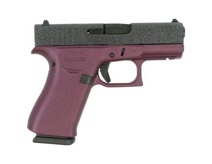 Glock G43X Glitter/Black Cherry Subcompact 9mm 3.41" 10rds, Black Cherry