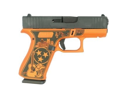Glock G43X Tennessee Subcompact 9mm 3.41" 10rds, Orange