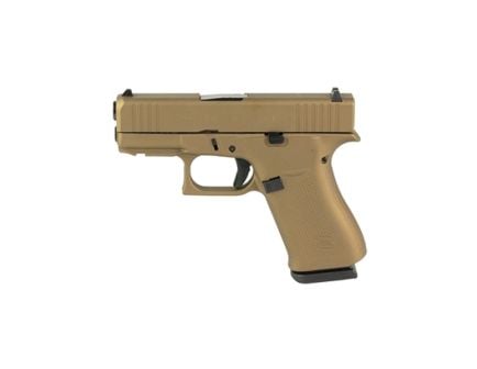 Glock G43X Subcompact 9mm 3.41" 10rds, Burnt Bronze