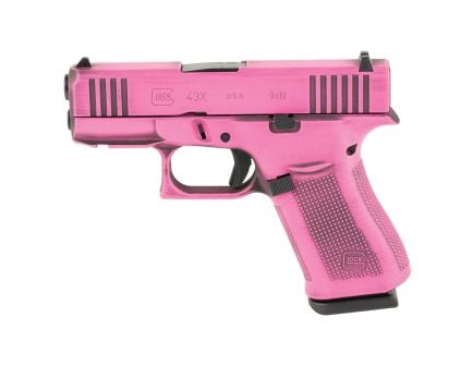 Glock G43X Subcompact 9mm 3.41" 10rds, Pink