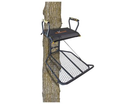 Big Game Treestands Captain XC 24" x 30" Hang-On Tree Stand, Black 300 lb