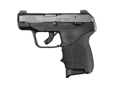 Hogue Handall Beavertail Grip Sleeve Fits Ruger LCP MAX, Black