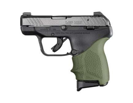 Hogue Handall Beavertail Grip Sleeve Fits Ruger LCP MAX, OD Green
