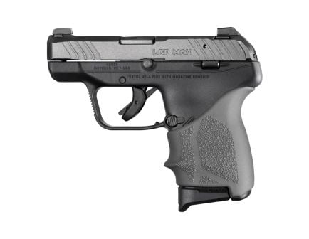 Hogue Handall Beavertail Grip Sleeve Fits Ruger LCP MAX, Slate Gray