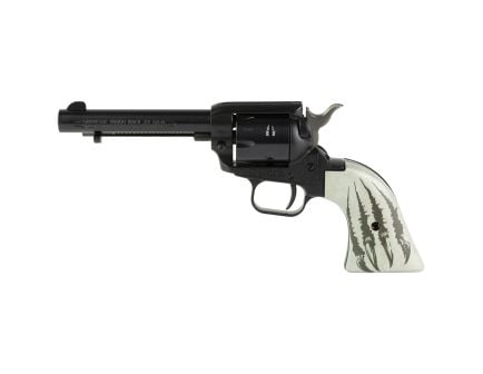 Heritage Rough Rider .22LR Revolver, 4.75" Barrel, Fixed Sights, Black - RR22B4CLAW