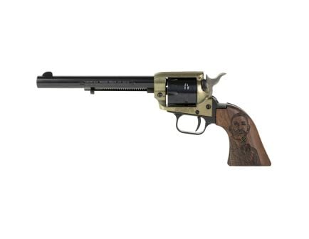 Heritage Rough Rider .22LR Revolver, 6.5" Barrel, Fixed Sights, Black - RR22CH6WW3