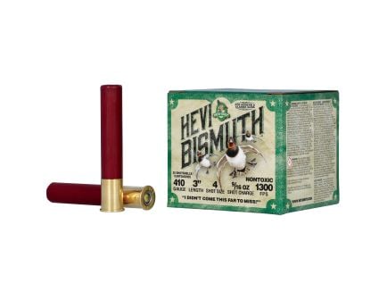 HEVI-Shot .410 Gauge Ammunition, 25 Rounds Bismuth #4 - HS19004