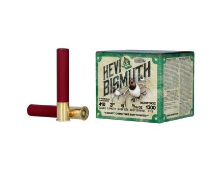 HEVI-Shot .410 Gauge Ammunition, 25 Rounds Bismuth #6 - HS19006