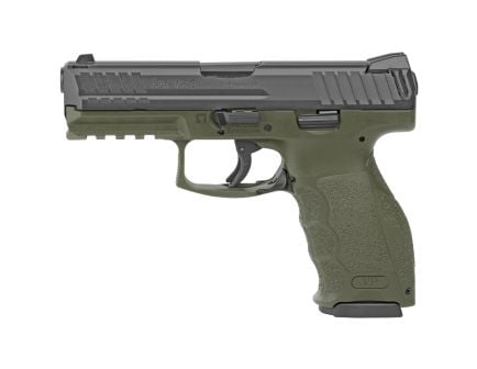 HK VP9 9mm Pistol, 4.09" Barrel, 3 Dot Sights, Green - 81000233