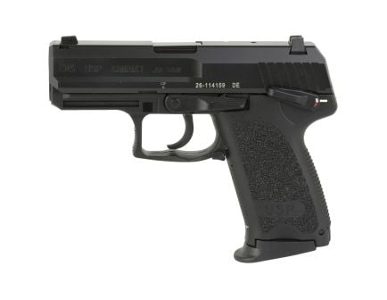 HK USP .40 S&W Pistol, 3.58" Barrel, 3 Dot Sights, Black - 81000338