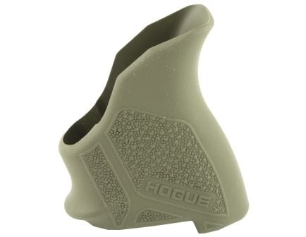 Hogue HandALL Beavertail Pistol Grip, Fits Ruger LCP II, Rubber, Finger Grooves, OD Green