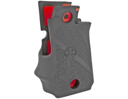Hogue Rubber Grip with Cobblestone Texture and Finger Grooves, Fits Springfield 911, Black