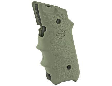 Hogue Rubber Grip with Finger Grooves, Fits Ruger Mark IV, OD Green
