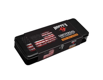 Hoppe's 12 Gauge/9mm/.22 Cal/.223 Cal/.40 Cal/.45 Cal/.270 Cal Universal Gun Cleaning Kit w/Mop