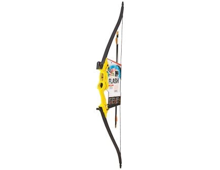 BearX Flash 47" Youth Traditional Bow, Yellow