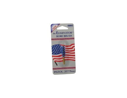 IOSSO Products Eliminator .357 Cal/9mm Premium Bore Brush, Cobalt Blue