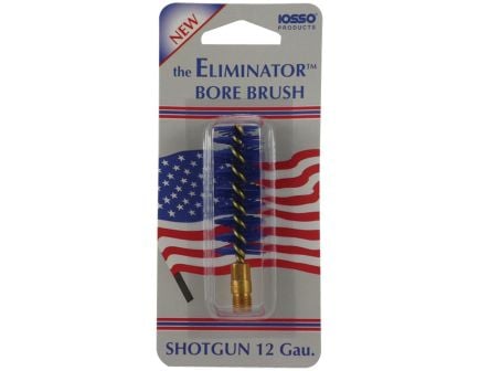 IOSSO Products Eliminator 12 Gauge Premium Bore Brush, Cobalt Blue