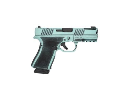 Black Rain Ordnance Frontline Plus Compact 9mm 3.75" 15rds, Robin's Egg Blue Battleworn