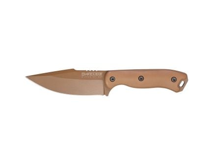 KA-BAR Becker Harpoon 4.562" Drop Point Fixed Blade Knife, Silver - BK18