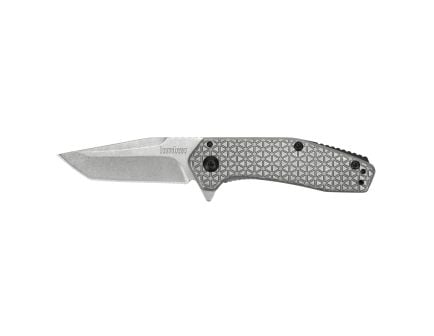 Kershaw CATHODE 2.25" Drop Point Assisted Folding Knife, Silver - 1324
