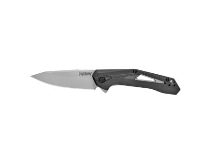 Kershaw Airlock 4.25" Drop Point Assisted Folding Knife, Silver - 1385