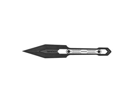 Kershaw Inverse, Fixed Blade Knife, 2.6" Black Blade, Gray Handle, Polyphenylene Construction