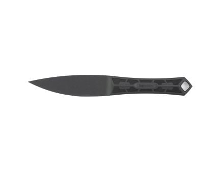 Kershaw Interval, Fixed Blade Knife, 2.4" Blunt Blade, Drop Point, PA-66 Nylon Construction, Black