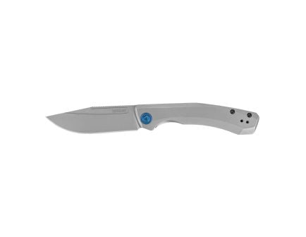 Kershaw XL Highball XL, Folding Knife, 3.3" Silver Blade, Bead Blasted Stainless Steel Handle