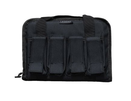 Legend Pegasus 12.50" x 1.50" x 8" Tactical Pistol Case, Black