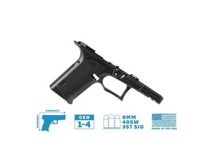 Lone Wolf Dusk 19 CCS Compact/Compact Textured Frame Bare Fits Glock Gen 3-4 G19, Black