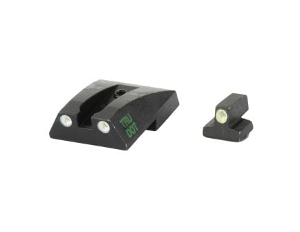 Meprolight Tru-Dot, Tritium Fixed Sights, Green/Green, Fits S&W 1911 Full Size, Novak Cut