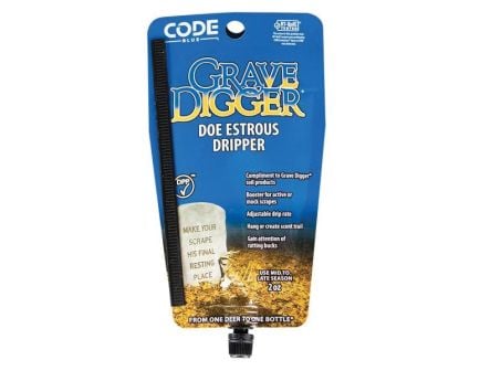 Code Blue Grave Digger Scent, 2 fl oz Plastic Dripper Bag