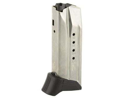 Ruger Magazine, 9mm, 12 Rounds, Fits Ruger American Compact, Steel, Silver