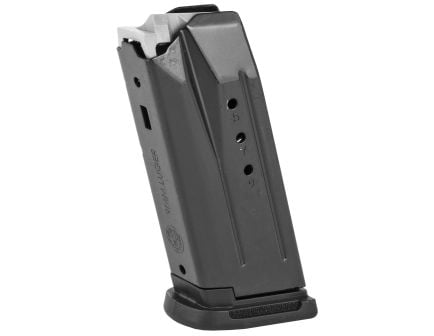 Ruger Magazine, 9mm, 10 Rounds, Fits Ruger Security-9, Steel, Black