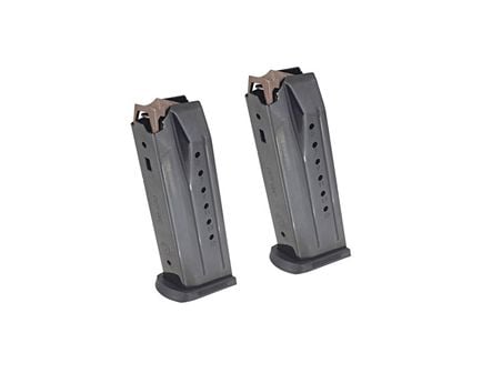 Ruger Magazines, 380 ACP, 15 Rounds, Fits Ruger Security-380, Steel, Black, 2 Pack