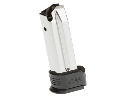 Springfield Magazine, 9mm, 10 Rounds, with Black Sleeve Extension, XD, Stainless