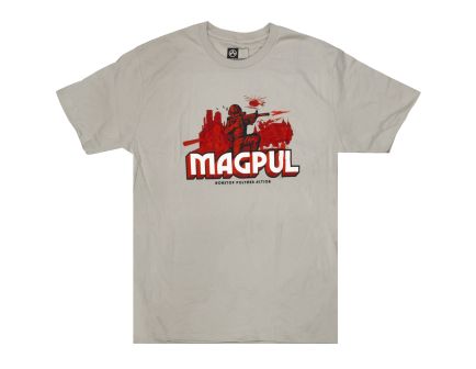 Magpul T-Shirt XX-Large, Silver - MAG12210402XL
